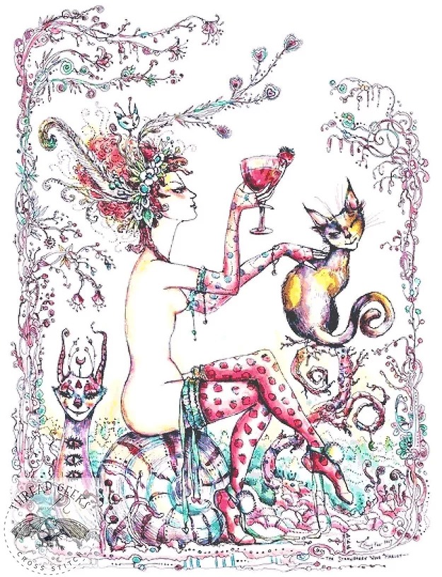 Wine Harlot Strawberry Polly Fae XXL